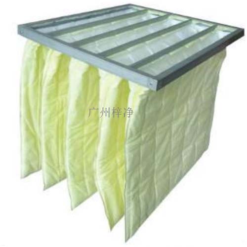 中效袋式過濾器、F5級黃色袋式